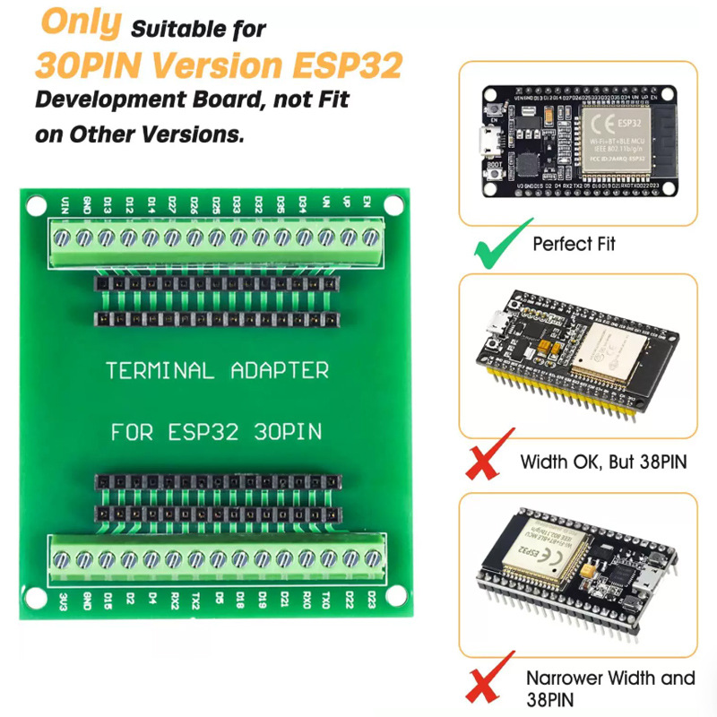 Esp32 Wifi Bluetooth Module - Płytka programistyczna ESP32 NodeMCU-32S ESP32-32D 32U