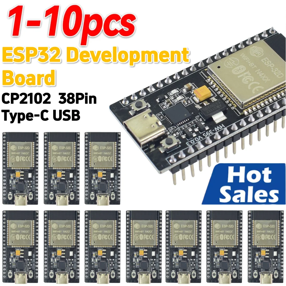 Esp32 Wifi Bluetooth Module - 1-10 SZT. Płytka Rozwojowa ESP32 Moduł