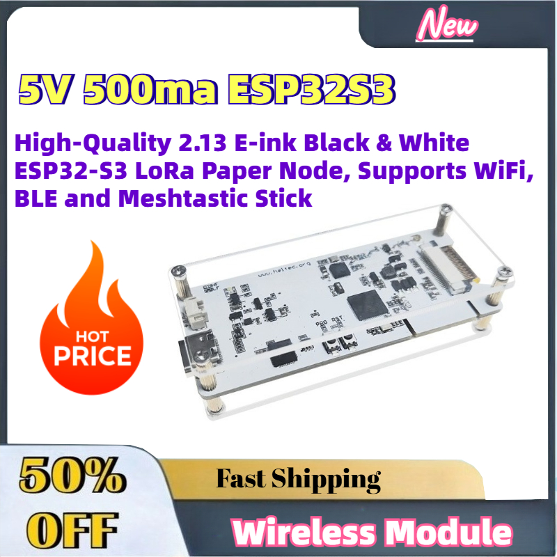 Esp32 S2 - Wysokiej jakości czarno-biały ekran E-ink 2.13
