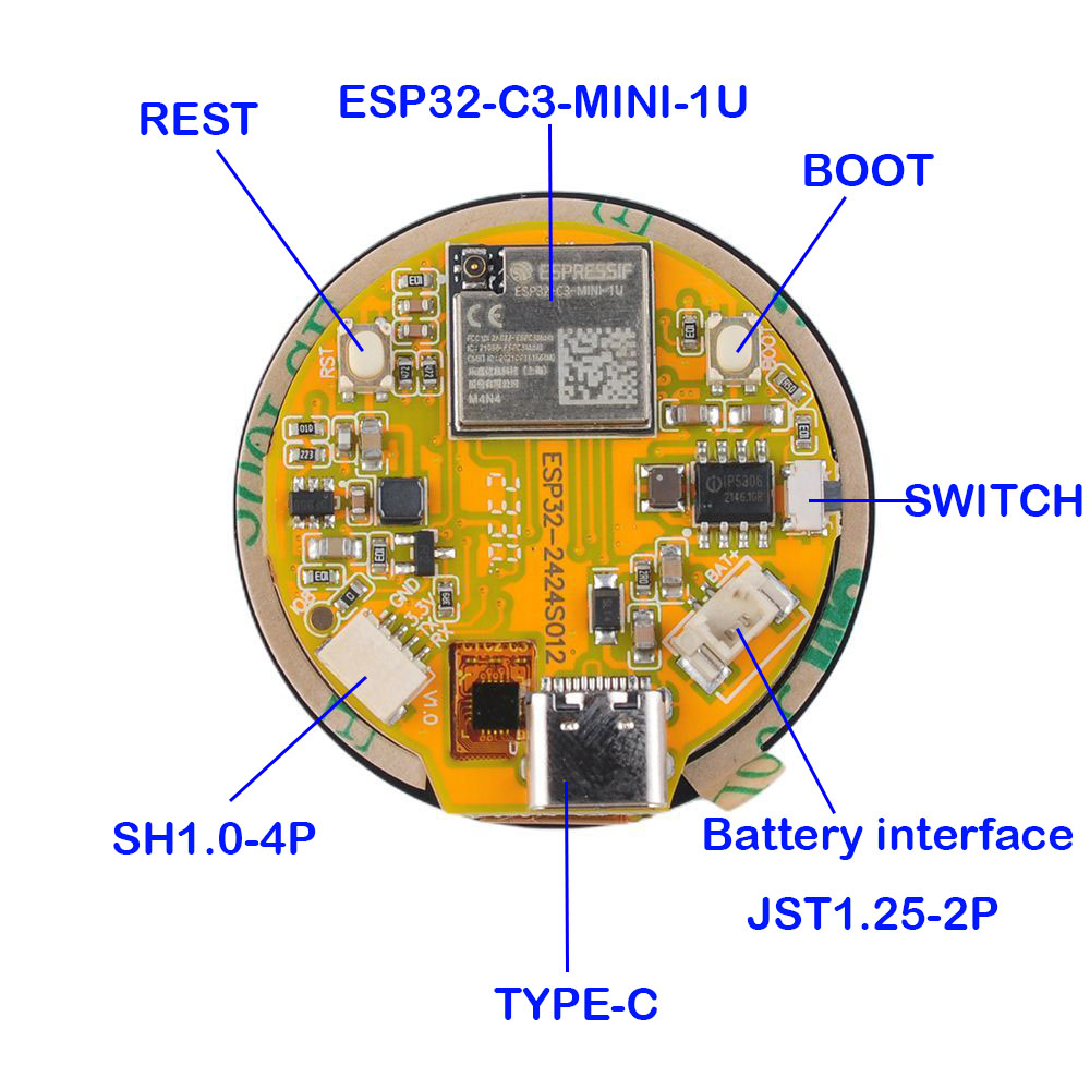 Wyświetlacz ESP32 1,28 cala ES – Esp32 C3 recenzja i cena