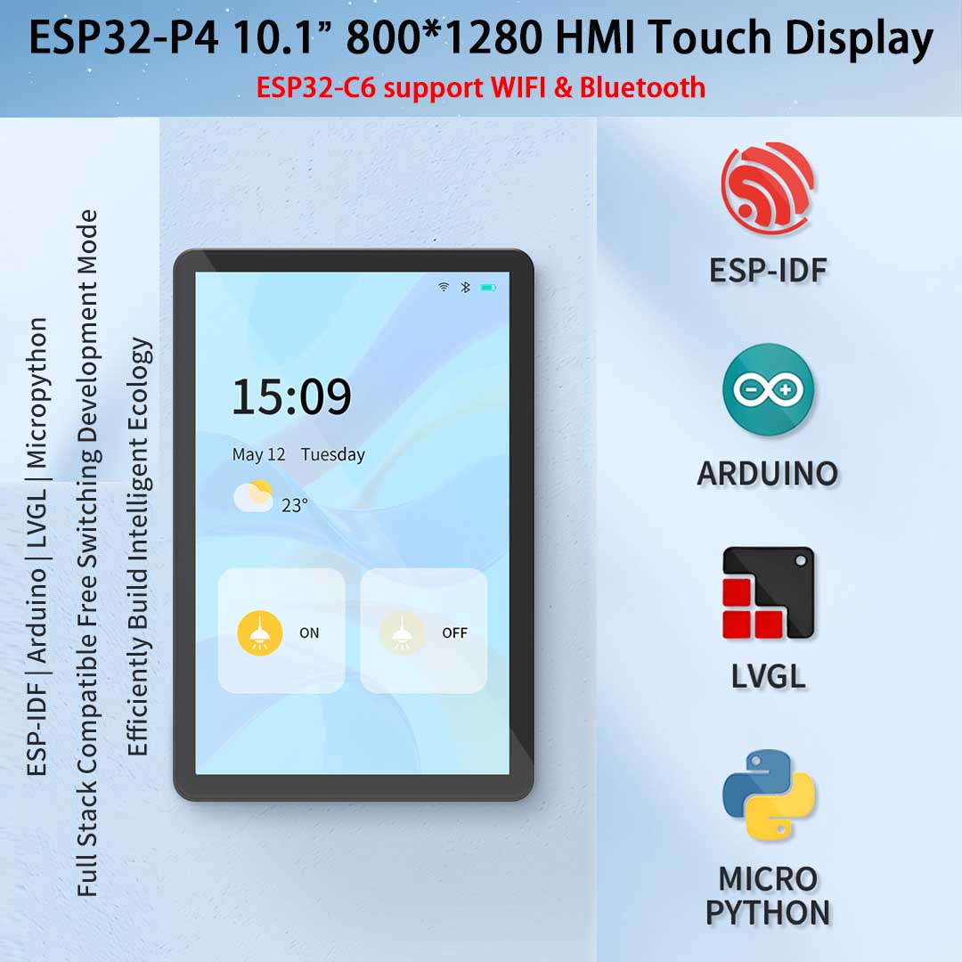 ESP32-P4 10.1 cala 800*1280 IP – Esp32 P4 recenzja i cena
