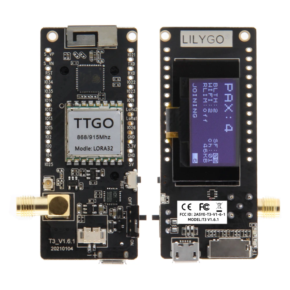 LILYGO ®   TTGO LoRa32 V2.1_1. – Esp32 Wifi Bluetooth Module recenzja i cena