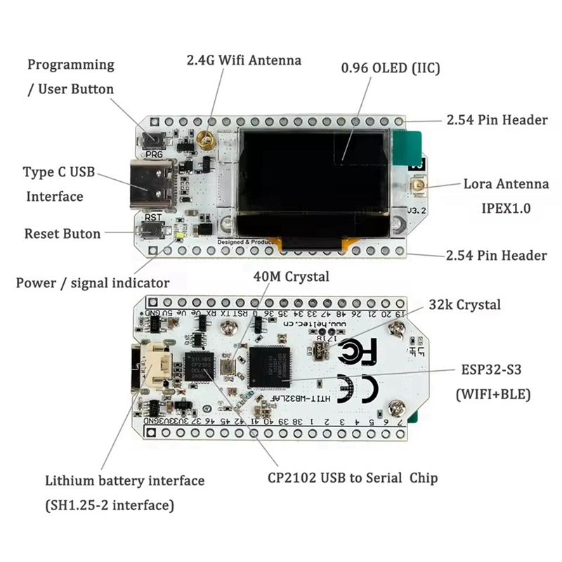 Heltec LoRa32 V3 863-928MHZ ES – Esp32 recenzja i cena