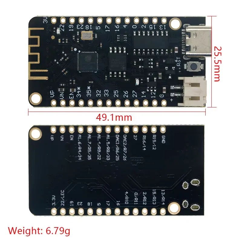 Płytka rozwojowa ESP32 Lite V1 – Esp32 Development Board recenzja i cena