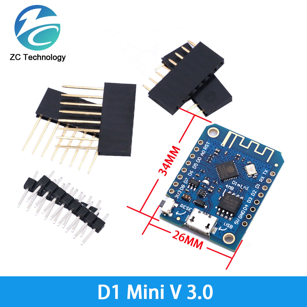 D1 Mini ESP8266 ESP-12F CH340G – Esp8266 recenzja i cena