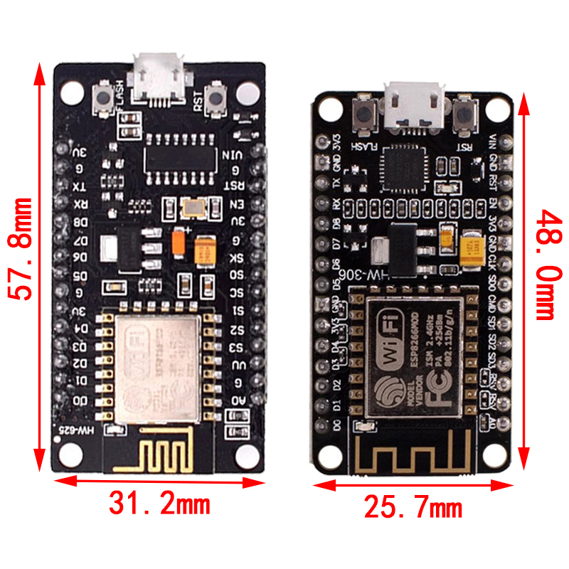 Moduł bezprzewodowy CH340/CP21 – Esp8266 Nodemcu recenzja i cena
