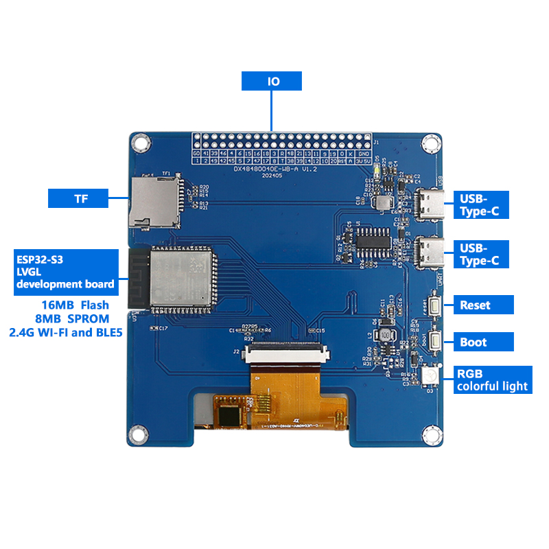 4-calowy kwadratowy wyświetlac – Esp32 Uart Module recenzja i cena